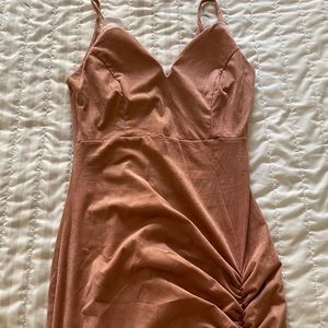 Light Pink “Suede” Dress - Size Small